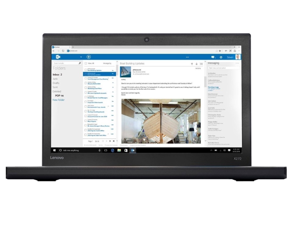 Ноутбук Lenovo ThinkPad X270 (20K5S5L500) Core i3 6006U (2.0) / 8Gb / 256Gb SSD / 12.5" HD IPS / HD Graphics 520 / Win 10 Pro / Black
Ноутбук Lenovo ThinkPad X270 (20K5S5L500) Core i3 6006U (2.0) / 8Gb / 256Gb SSD / 12.5" HD IPS / HD Graphics 520 / Win 10 Pro / Black