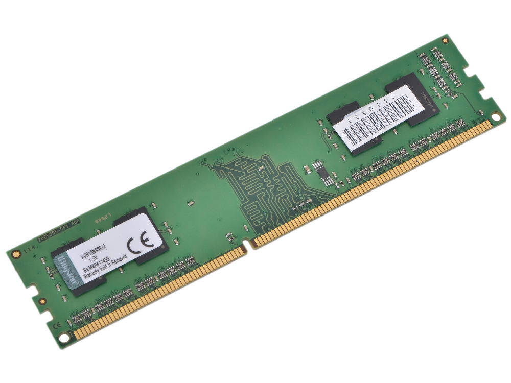 Оперативная память Kingston DDR3 2Gb, PC10600, DIMM, 1333MHz (KVR13N9S6/2) Retail