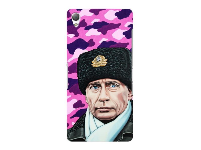 Чехол-накладка для Sony Xperia Z3 Deppa Art Case Person Путин клип-кейс, поликарбонат