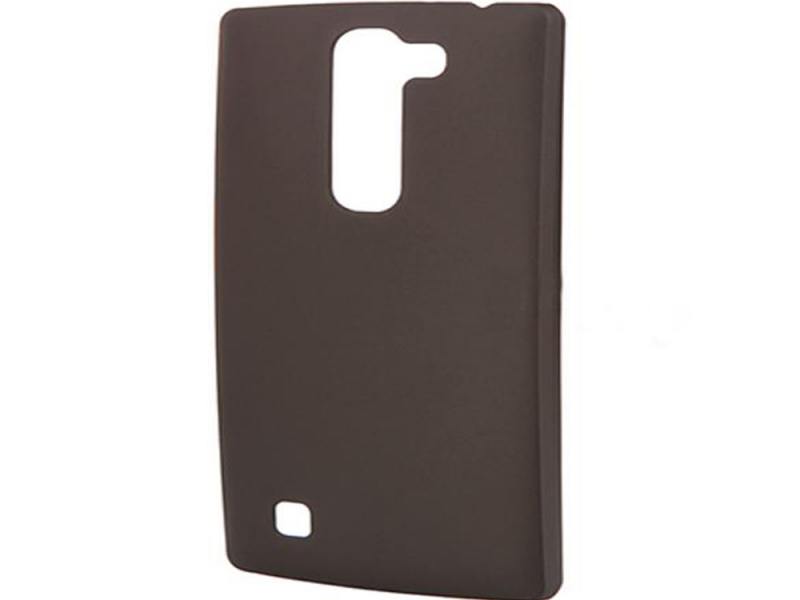 Чехол-накладка для LG Spirit Pulsar CLIPCASE PC Soft-Touch Black клип-кейс