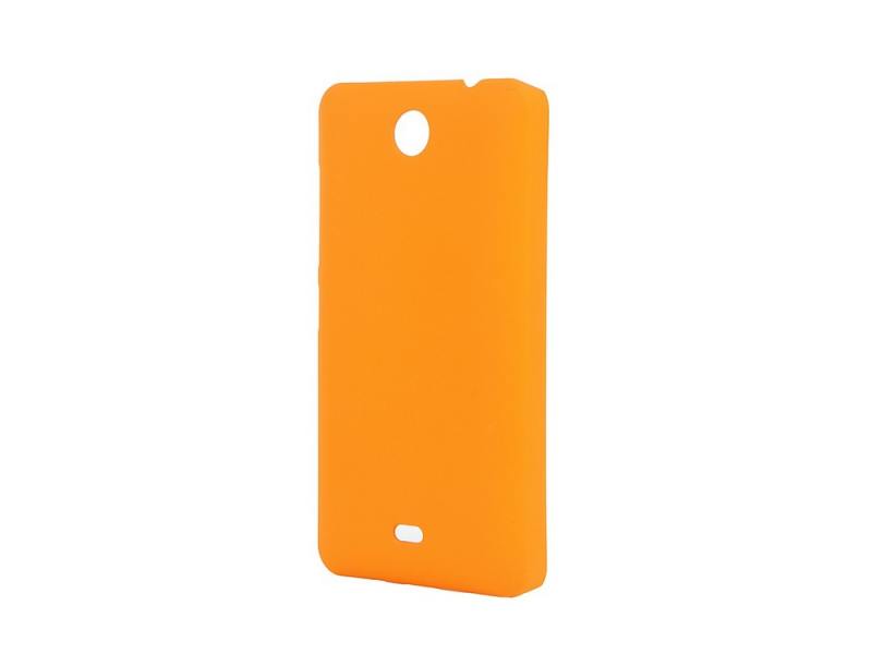 Чехол-накладка для Microsoft Lumia 430 Pulsar CLIPCASE PC Soft-Touch Orange клип-кейс, пластик