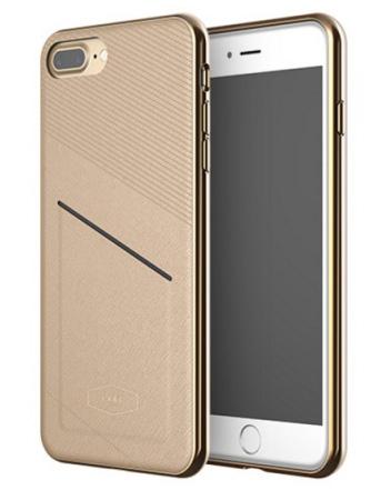 Чехол LAB.C Pocket Case для iPhone 7 Plus. Материал пластик/полиуретан. Цвет коричневый.