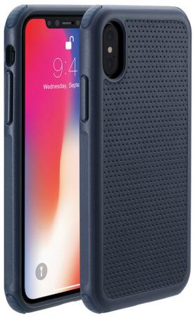 Чехол-накладка Just Mobile Quattro Air для iPhone X. Материал пластик. Цвет: синий. Чехол-накладка Just Mobile Quattro Air для iPhone X. Материал пластик. Цвет: синий.