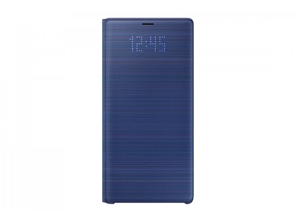 Чехол (флип-кейс) samsung для samsung galaxy note 9 led view cover синий (ef-nn960plegru)
