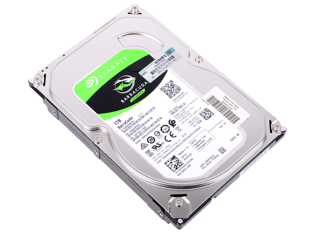 Жесткий диск HPE NHP Entry 512e HDD 843266-B21 1TB SATA III/3.5/7200 rpm entry