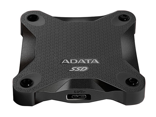 Внешний жесткий диск 256Gb SSD Adata SD600 Series Black (USB3.1, 440/430Mbs, 3D TLC, 80х15х80mm, 90g)