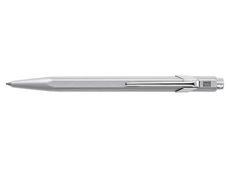 Шариковая ручка Caran d`Ache Office Classic чернила синие корпус серый 849.005_ MTLGB