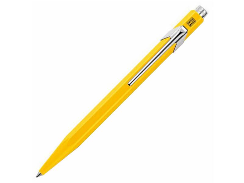Шариковая ручка Caran d`Ache Office Classic чернила синие корпус желтый 849.010_MTLGB