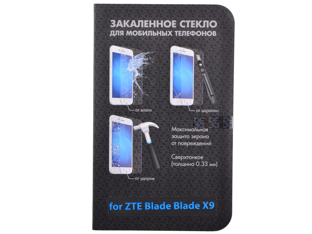 Закаленное стекло для ZTE Blade X9 DF zSteel-08