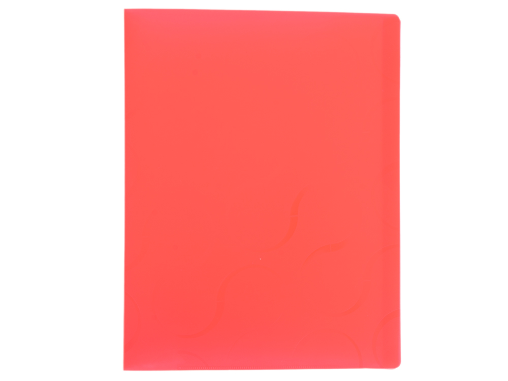 Папка с файлами OMEGA, 20 файлов, цвет красныйй, материал полипропилен, плотность 450 мкр