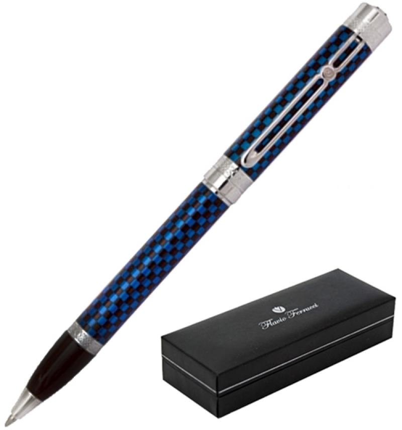 Шариковая ручка поворотная Flavio Ferrucci Quadretto синий FF-BP1811 FF-BP1811