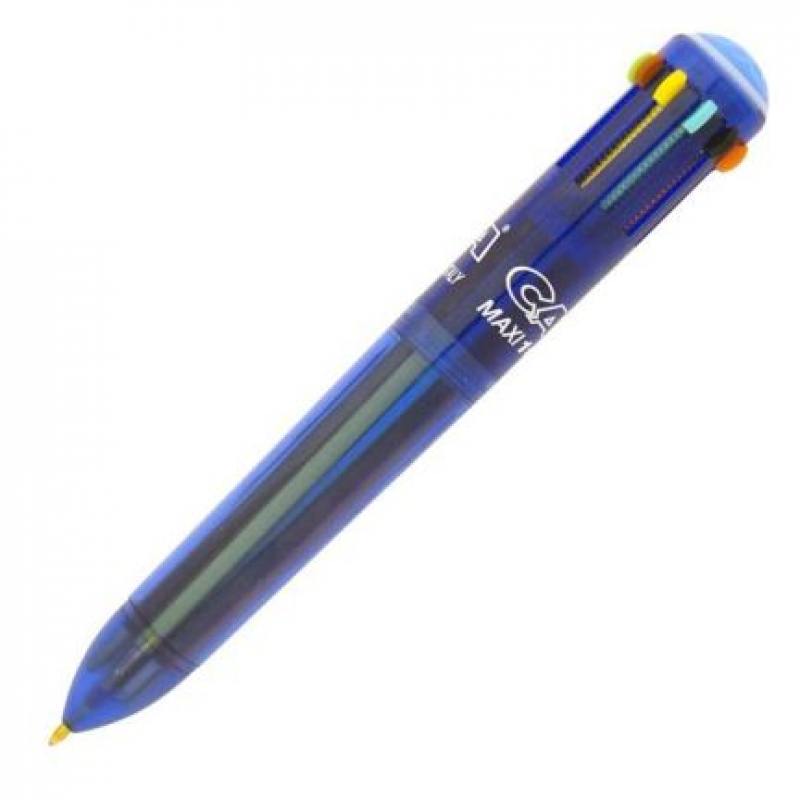 Шариковая ручка автоматическая Universal CARIOCA FLUO, 10 цветов разноцветный 0.5 мм 41511 41511