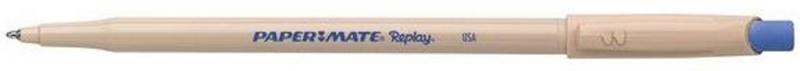 Ручка шариковая REPLAY со стираемыми чернилами, с ластиком, синяя, 1,0 мм, в блистере PM-S0300762