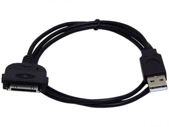 Кабель USB Gembird для iPhone iPod iPad 1.0м черный CC-USB-AP1MB