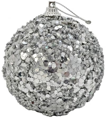 ШАР с блестками, 8 см, 1 шт. в прозрачной коробке, серебристый
ШАР с блестками, 8 см, 1 шт. в прозрачной коробке, серебристый