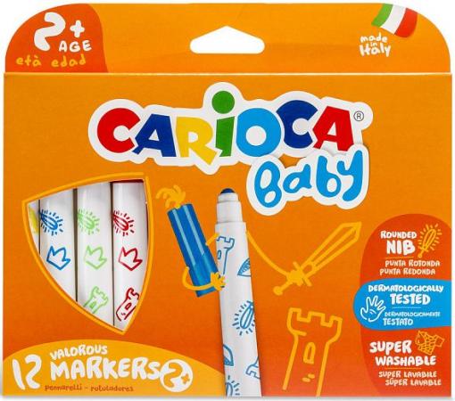 Набор фломастеров суперсмываемых CARIOCA BABY для детей от 2 лет, 12 цв., карт короб с европод
Набор фломастеров суперсмываемых CARIOCA BABY для детей от 2 лет, 12 цв., карт короб с европод