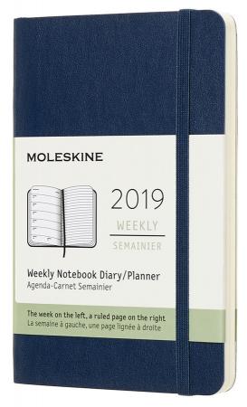Еженедельник Moleskine CLASSIC SOFT WKNT Pocket 90x140мм 144стр. мягкая обложка синий сапфир
Еженедельник Moleskine CLASSIC SOFT WKNT Pocket 90x140мм 144стр. мягкая обложка синий сапфир