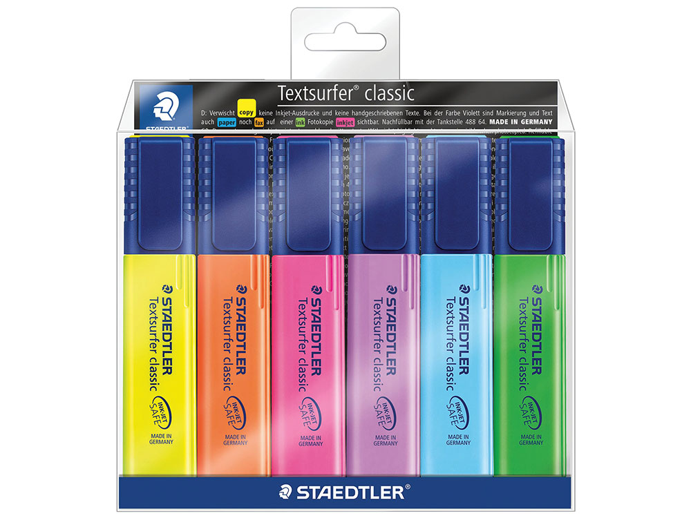 Текстмаркеры STAEDTLER (Германия), набор 6 штуки, "Textsurfer Classic", скошенные, 1-5 мм
Текстмаркеры STAEDTLER (Германия), набор 6 штуки, "Textsurfer Classic", скошенные, 1-5 мм