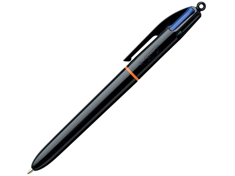 Ручка шариковая автоматическая BIC "4 Colours Pro", 4-цветная, узел 1 мм, линия 0,32 мм, синий, черный, красный, зеленый 
Ручка шариковая автоматическая BIC "4 Colours Pro", 4-цветная, узел 1 мм, линия 0,32 мм, синий, черный, красный, зеленый