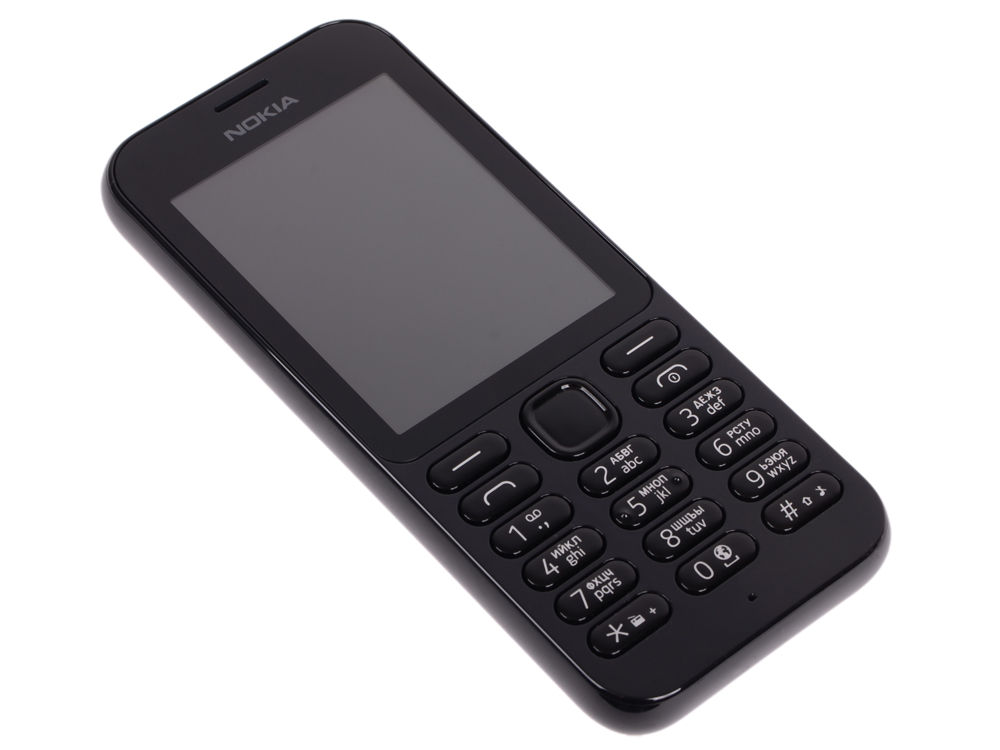 Мобильный телефон NOKIA 222 Dual Sim черный 2.4" 16 Мб A00026178