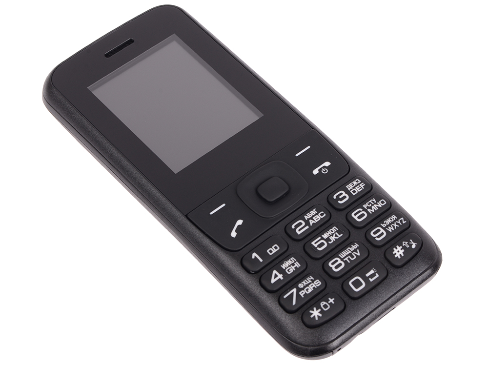 Мобильный телефон Digma A100 2G Linx черный моноблок 2Sim 1.77" 128x160 BT GSM900/1800