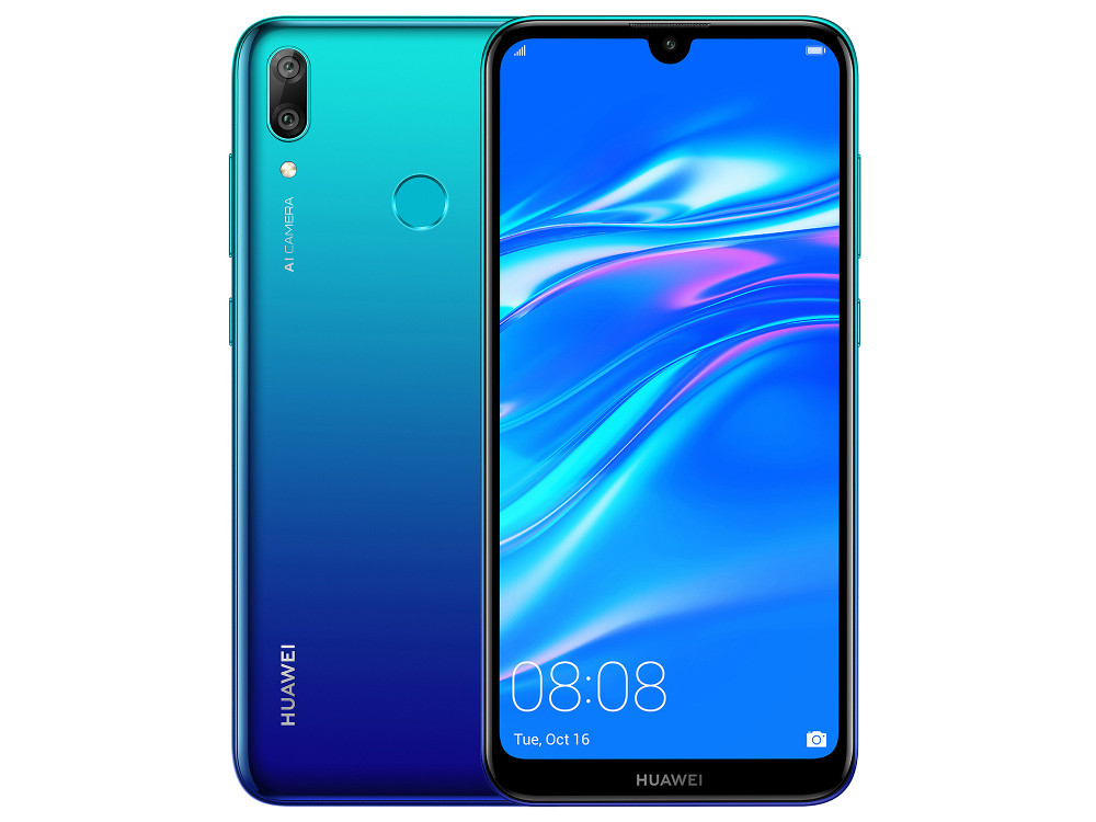 Смартфон Huawei Y7 2019 Aurora Blue