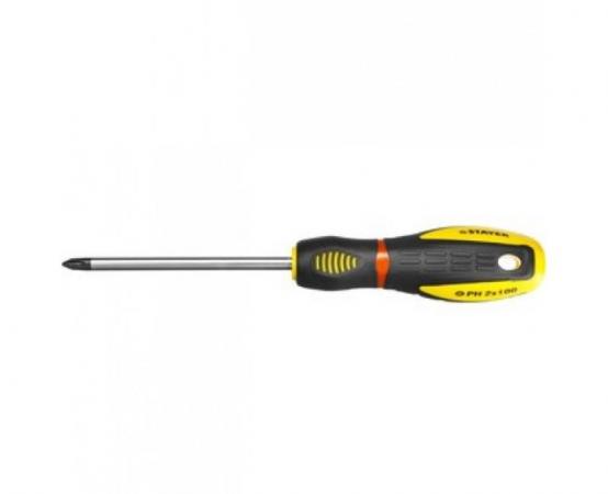 Отвертка STAYER "PROFI" "PROTech", двухкомп рукоятка, намагниченная, Cr-Mo, PH2x100 мм [25132-2-10_z
Отвертка STAYER "PROFI" "PROTech", двухкомп рукоятка, намагниченная, Cr-Mo, PH2x100 мм [25132-2-10_z