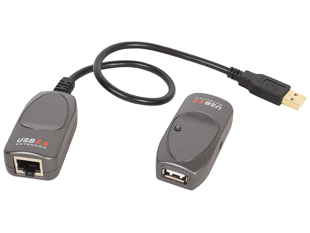 Удлинитель Aten UCE260 Удлинитель, USB 2.0, 60 метр., 1xUTP Cat5e, USB A-тип, Male/Female, без шнуро