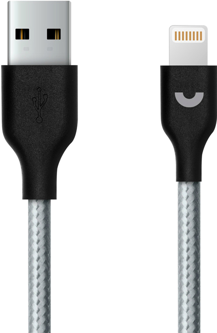 Кабель Prime Line 7225 USB - Lightning, нейлон, 1,2 м., серый 
Кабель Prime Line 7225 USB - Lightning, нейлон, 1,2 м., серый