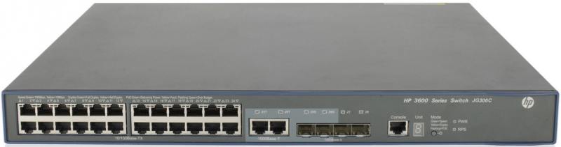 Коммутатор HP 3600-24-PoE+ v2 SI управляемый 24 порта 10/100Mbps 2xSFP JG306C
Коммутатор HP 3600-24-PoE+ v2 SI управляемый 24 порта 10/100Mbps 2xSFP JG306C