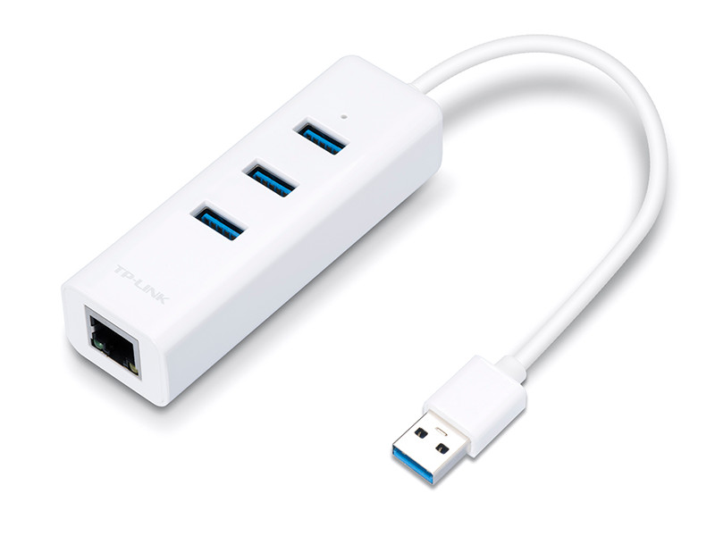 Сетевой адаптер TP-LINK UE330 3-портовый концентратор и гигабитный адаптер USB 3.0 сетевой адаптер gigabit ethernet tp link ue330 usb 3 0