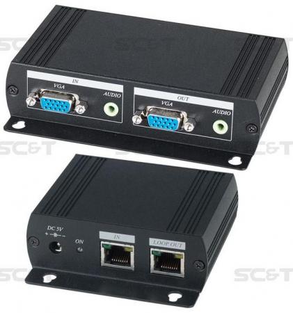 Комплект SC&T VE05AL передатчик VE05ALT+ приемник VE02ALR для усиления и каскадной передачи VGA-сиг
Комплект SC&T VE05AL передатчик VE05ALT+ приемник VE02ALR для усиления и каскадной передачи VGA-сиг