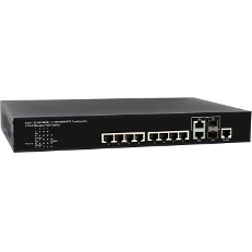 Коммутатор Upvel UP-309MGEC Управляемый гигабитный 8-портовый POE+ коммутатор 2-го уровня c двумя комбо-портами, консольным портом, PoE бюджет 130 Вт Коммутатор Upvel UP-309MGEC Управляемый гигабитный 8-портовый POE+ коммутатор 2-го уровня c двумя комбо-портами, консольным портом, PoE бюджет 130 Вт