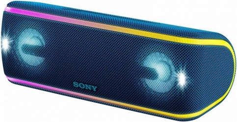 Беспроводная портативная акустика Sony SRS-XB41 Синий Bluetooth /4.2, NFC, micro USB, Стереофонический мини-разъем, Extra BASS, Party Booster, LIVE