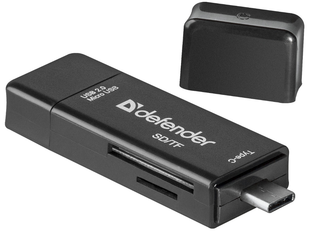 Картридер универсальный Defender Multi Stick USB2.0 TYPE A/B/C - SD/TF