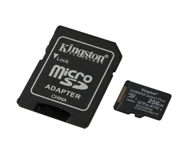 Карта памяти microSDXC Kingston Canvas Select Plus 256GB Class10 UHS-I (SDCS2/256GB) Kingston Class10 UHS-I Canvas Select up to 100MB/s с адапт (SDCS2/256GB)
Карта памяти microSDXC Kingston Canvas Select Plus 256GB Class10 UHS-I (SDCS2/256GB) Kingston Class10 UHS-I Canvas Select up to 100MB/s с адапт (SDCS2/256GB)