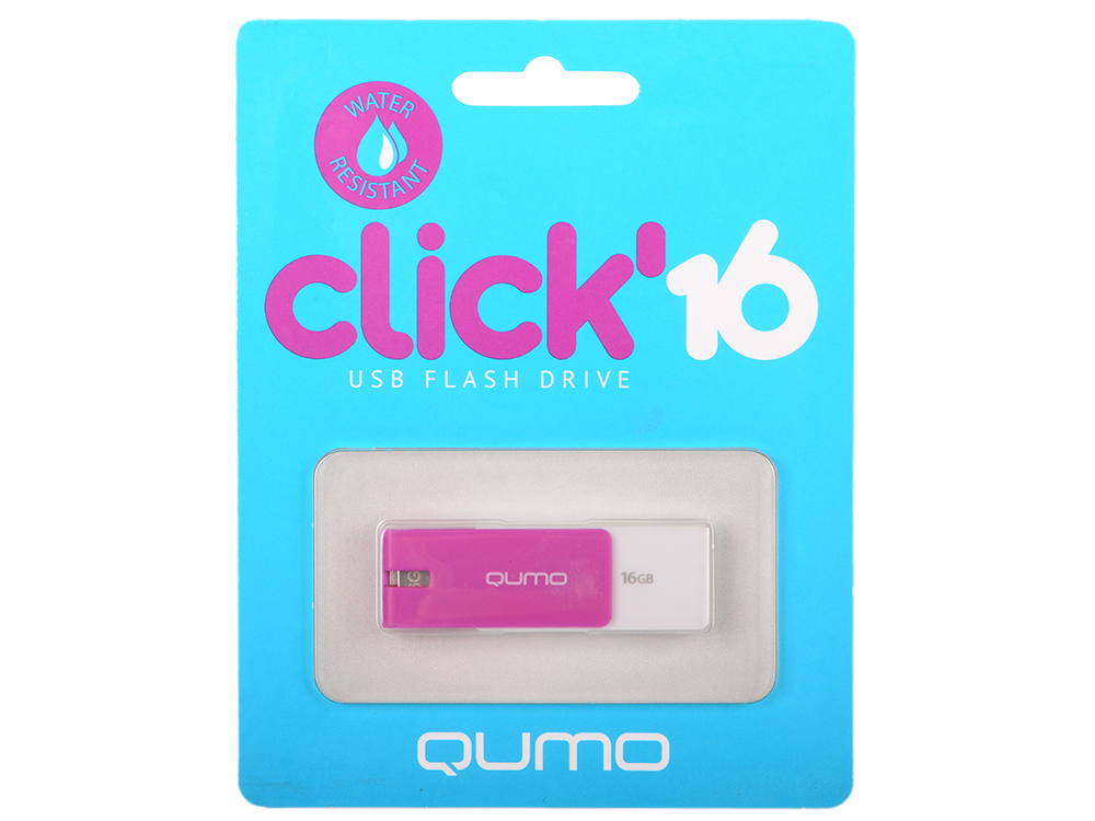 USB флешка QUMO Click 16GB Violet (QM16GUD-CLK-Violet) USB 2.0