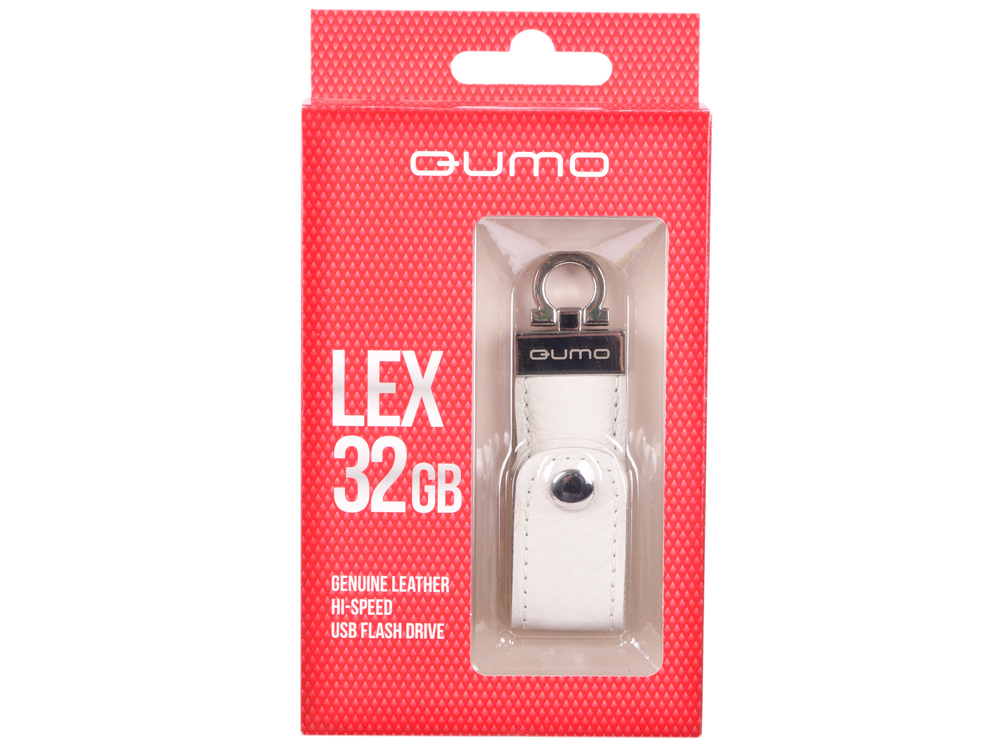 Внешний накопитель 32GB USB Drive USB 2.0 Qumo LEX цвет белый