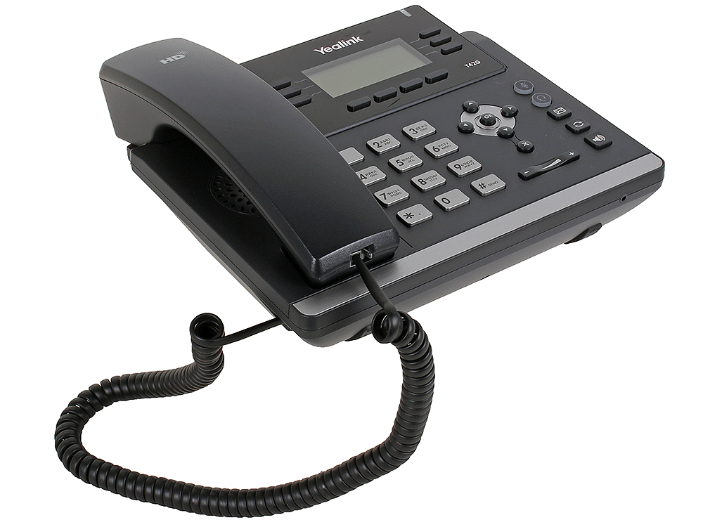 Телефон VoIP Yealink SIP-T42G SIP-телефон, 3 линии, BLF, PoE, GigE, БЕЗ БП