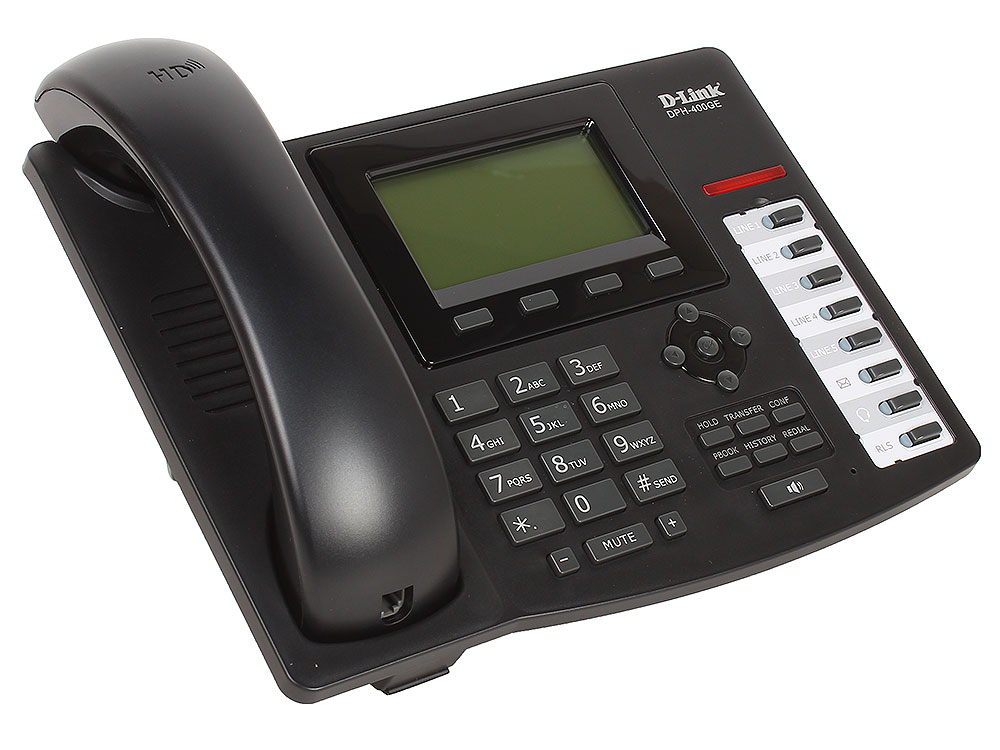 IP - телефон D-Link DPH-400GE/F1A IP-телефон с 1 WAN-портом 10/100/1000Base-T, 1 LAN-портом 10/100/1000Base-T и поддержкой PoE