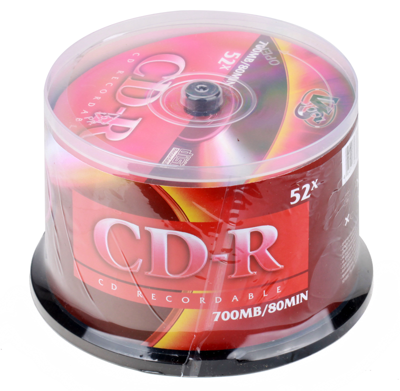 CD-R VS 700Mb 52х 50шт Cake Box
