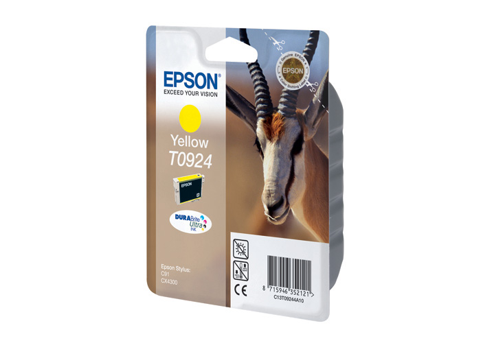 Картридж epson original t09244a (t10844a10) желтый для c91/cx4300