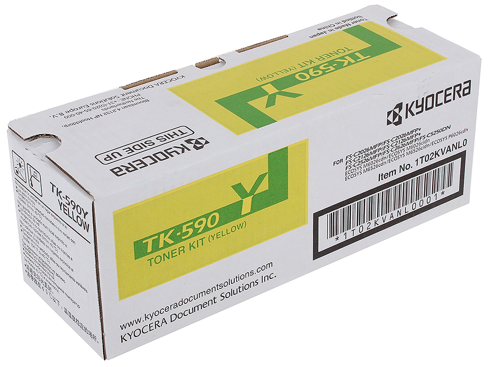 Тонер kyocera tk-590y для