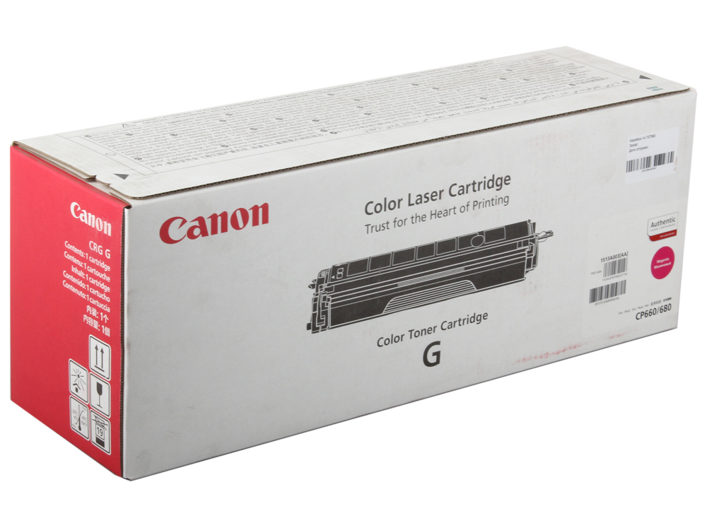 Тонер Canon CRG-G M для CP660. Пурпурный.