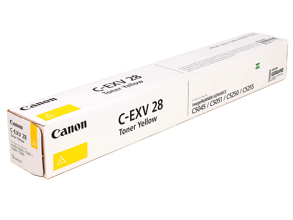 Тонер-картридж Canon C-EXV28 Y для iR-ADV C5030, iRC5035, iRC5045, iRC5051. Жёлтый. 38000 страниц. Тонер-картридж Canon C-EXV28 Y для iR-ADV C5030, iRC5035, iRC5045, iRC5051. Жёлтый. 38000 страниц.