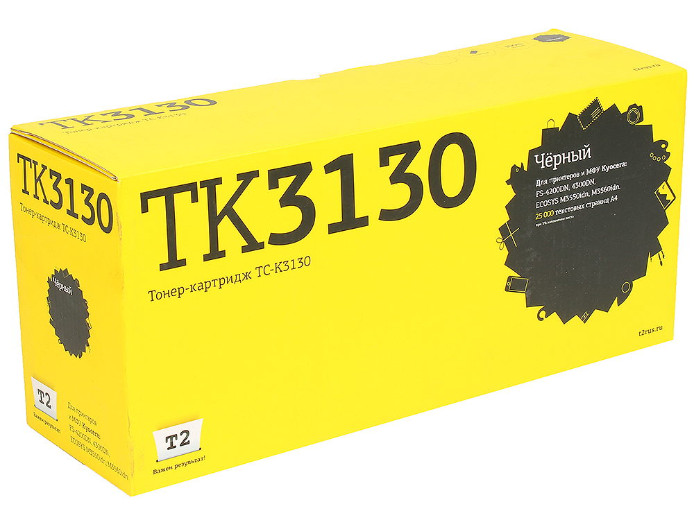 Тонер-картридж t2 tc-k3130 (tk-3130) с чипом