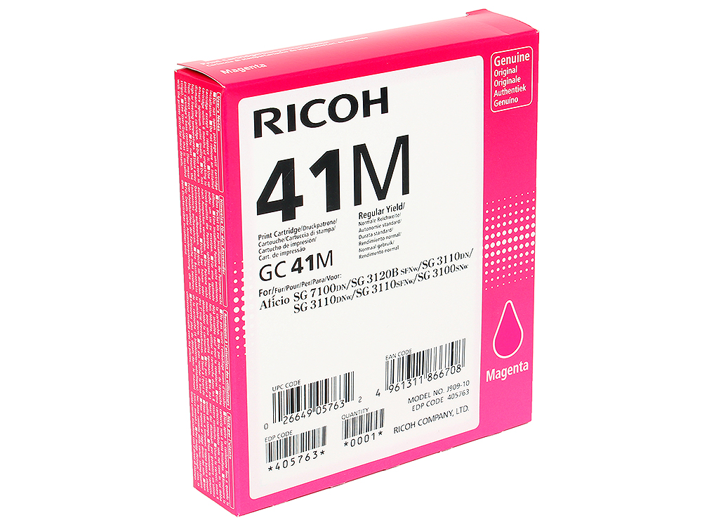 все цены на Картридж Ricoh GC 41M онлайн