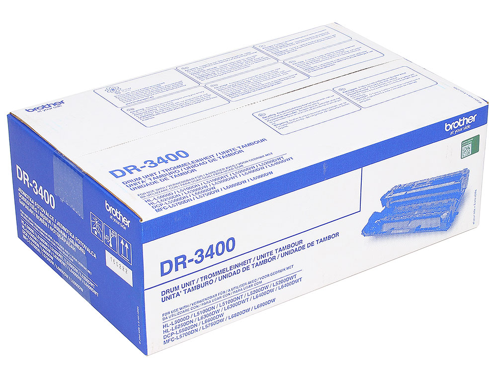все цены на Фотобарабан Brother DR3400 (50000 стр) онлайн