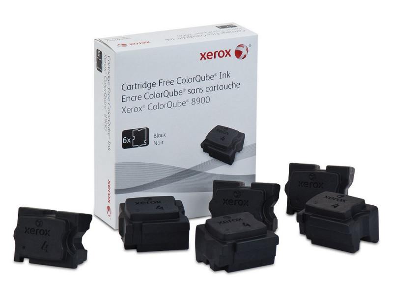 Набор твердочернильных брикетов Xerox 108R01025 для ColorQube 8900S 6шт черный 18000стр