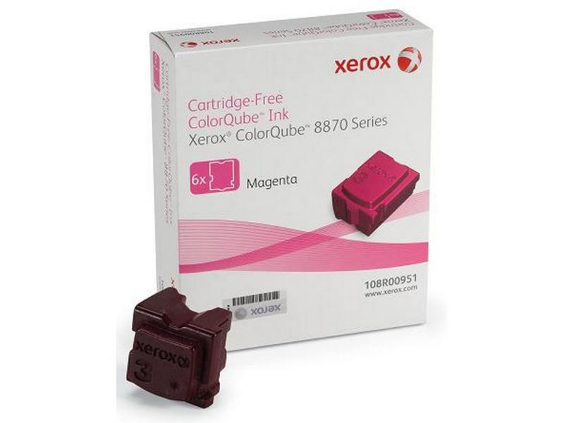 Набор твердочернильных брикетов Xerox 108R00959 для ColorQube 8870 6шт пурпурный 17300стр